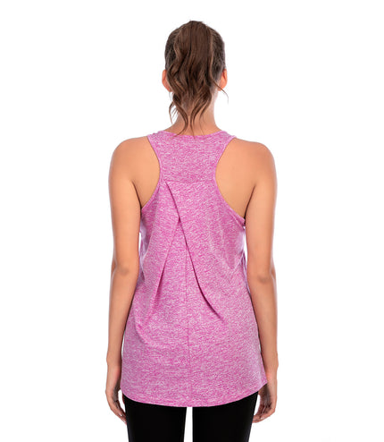 Exercise Yoga Clothes Blouse Running Quick-drying Loose Yoga Vest