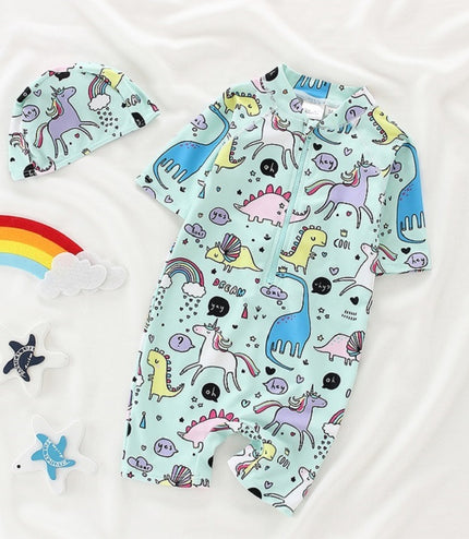Baby infant one-piece swimsuit Sun Protection