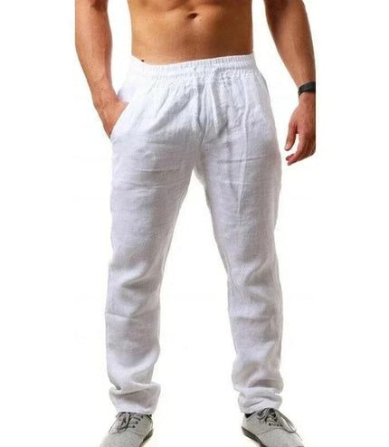 Men's Cotton Linen Wide-Leg Pants – Effortless Comfort &amp; Timeless Style