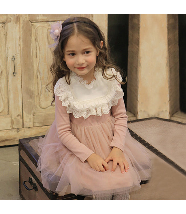 Girls dress cotton baby dress wholesale new long sleeved gauze child Princess Dress