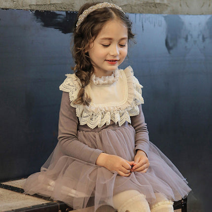 Girls dress cotton baby dress wholesale new long sleeved gauze child Princess Dress