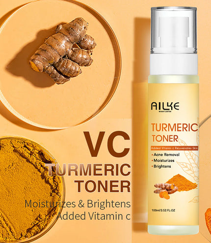 AILKE Turmeric Renew Skin Care Sets Vitamin C Women Facial Organic Anti Acne Whitening Hydrating Firming Korean Face Products