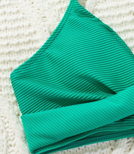 Women's Two-piece Casual Swimsuit P245 Green