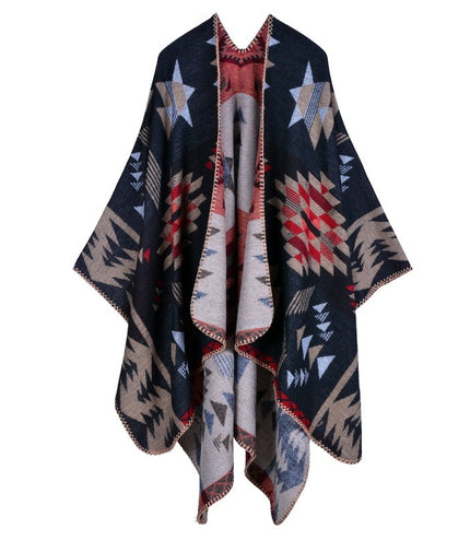Autumn And Winter Scarf Versatile Lattice Ladies Travel Shawl