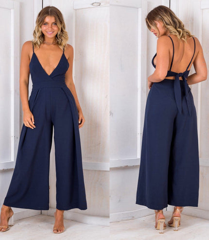 Bow tie loose trousers