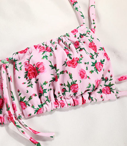 Swimwear Women's Printed Strap Bikini