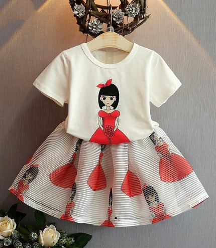 Kids Baby Girls Clothing Sets Summer TShirtsskirt Clothes