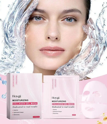 4PCS Bio-Collagen Face Mask – Deep Moisturizing &amp; Overnight Skin Renewal