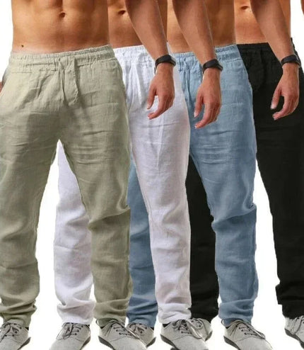 Men's Cotton Linen Wide-Leg Pants – Effortless Comfort &amp; Timeless Style
