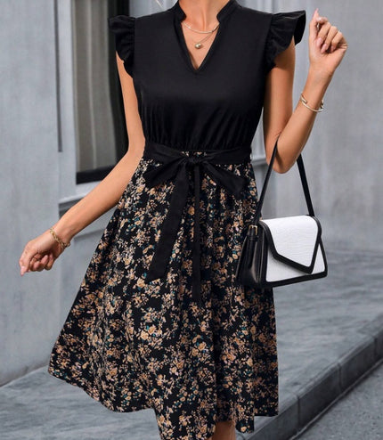 Summer Loose Casual Women's Butterfly Sleeve Dress