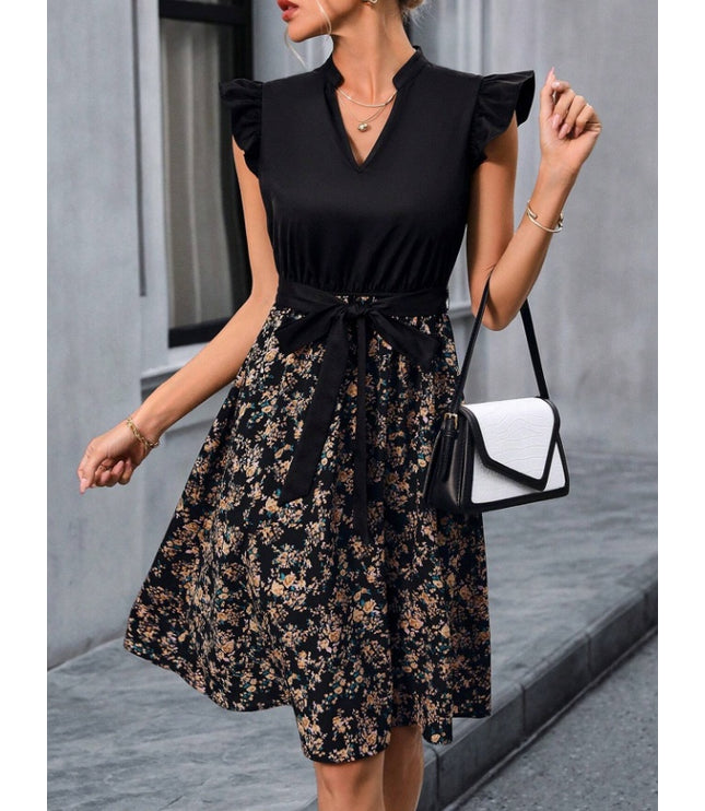 Summer Loose Casual Women's Butterfly Sleeve Dress
