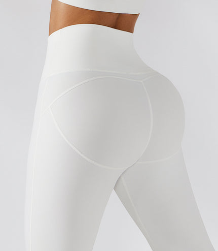 Ribbed One Shoulder Yoga Back Bra Yoga Pants Set