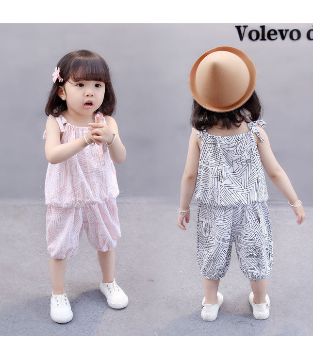 Summer Girl Camisole Kids Two Piece Set