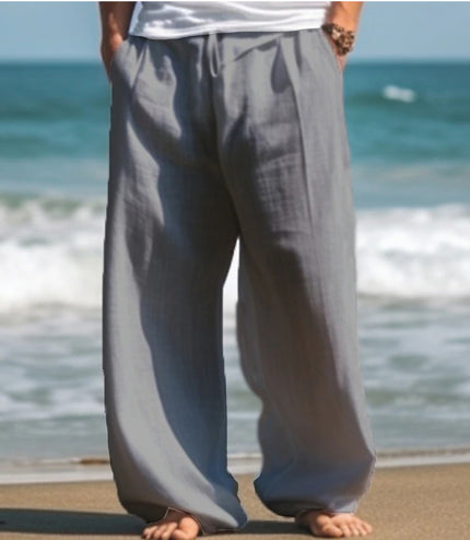 Outdoor Casual Pants Beach Solid Color Straight