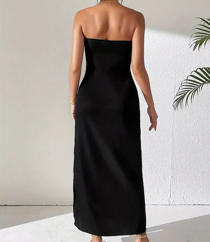 Elegant Print Slit  Dress For Women