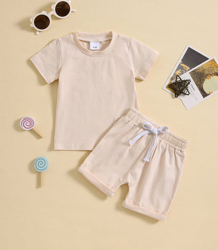Children's Clothing Boys' And Girls' Short-sleeved Shorts Sports