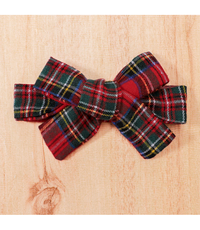 Baby Christmas New Year Pit Elk Red Plaid Dress