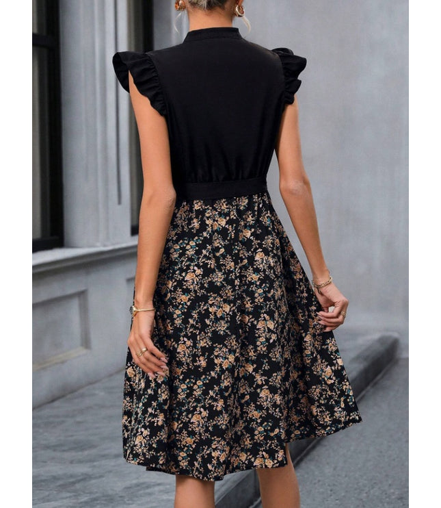 Summer Loose Casual Women's Butterfly Sleeve Dress