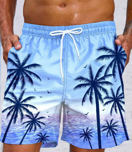 Fashion Loose Beach 3D Printed Men's Shorts