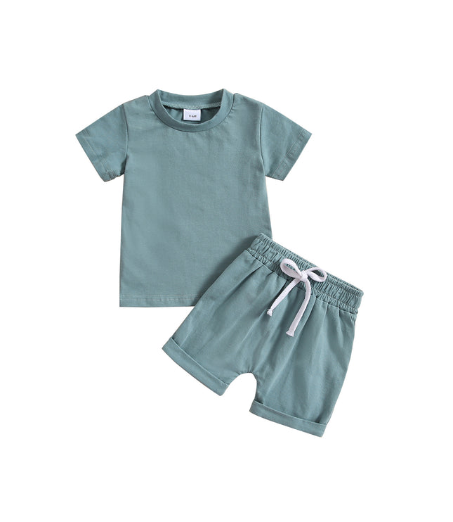 Children's Clothing Boys' And Girls' Short-sleeved Shorts Sports