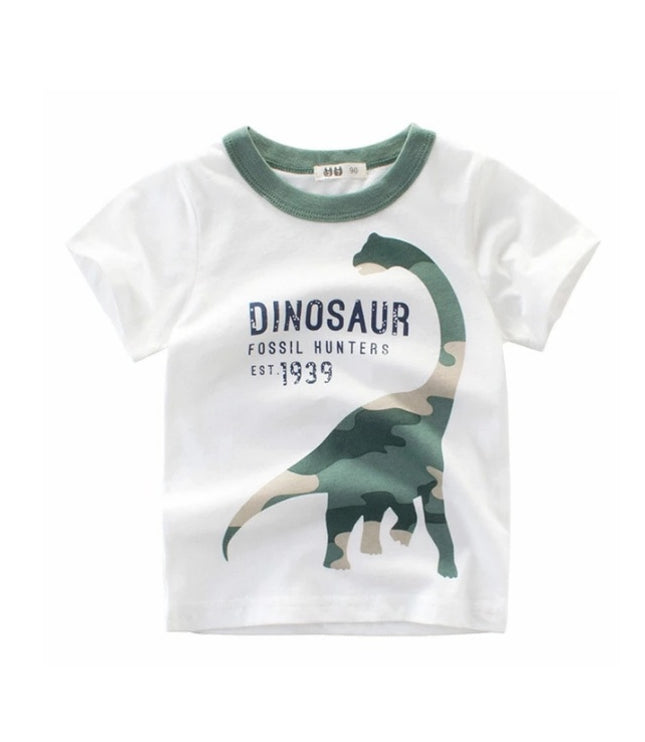 Children's Wear Summer New Korean Children's Boys Cotton T-shirt Men's Treasure In Children's Short Sleeves