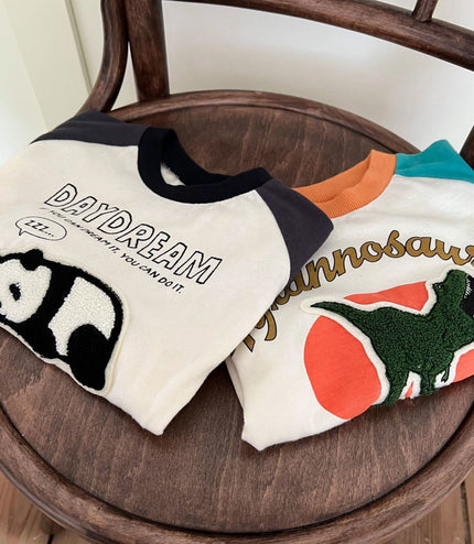 Cotton Spring And Autumn New Children's T-shirt Boys' Long Sleeve