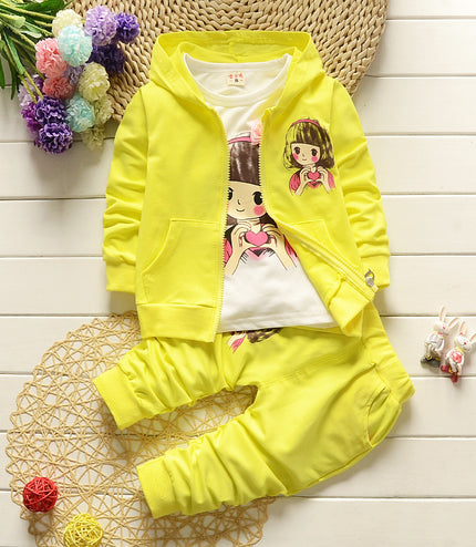 Children's Hoodie Casual Pants Suit