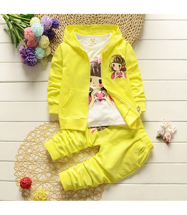 Children's Hoodie Casual Pants Suit