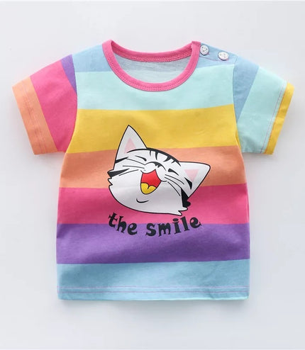Cotton t-shirts for babies and children