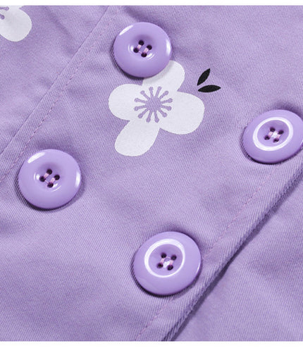Double-breasted casual children's jacket