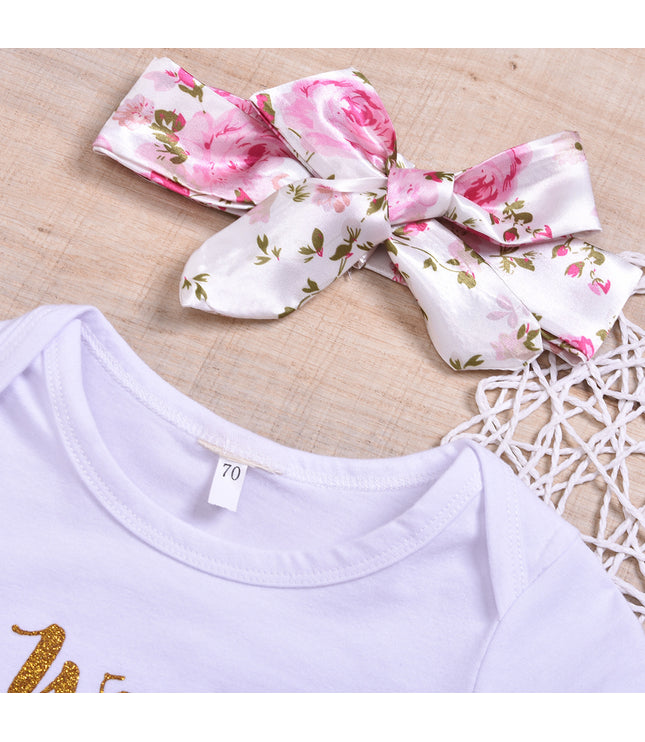 Baby girl summer suit