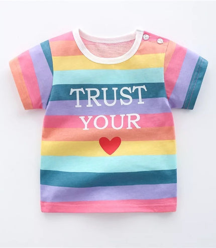 Cotton t-shirts for babies and children