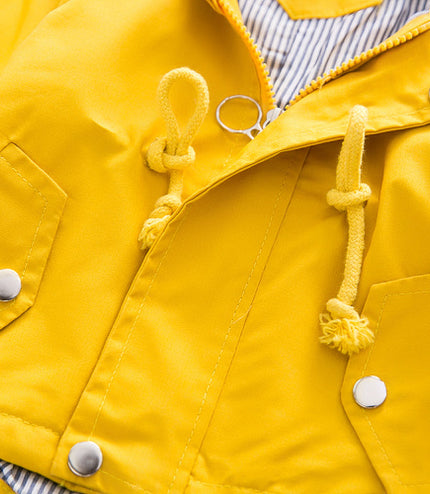 Baby Windbreaker Jacket Women's Mid-length Top