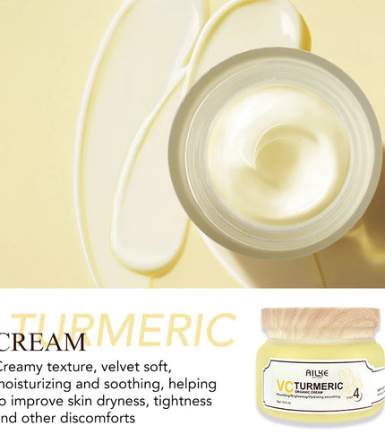 AILKE Turmeric Renew Skin Care Sets Vitamin C Women Facial Organic Anti Acne Whitening Hydrating Firming Korean Face Products