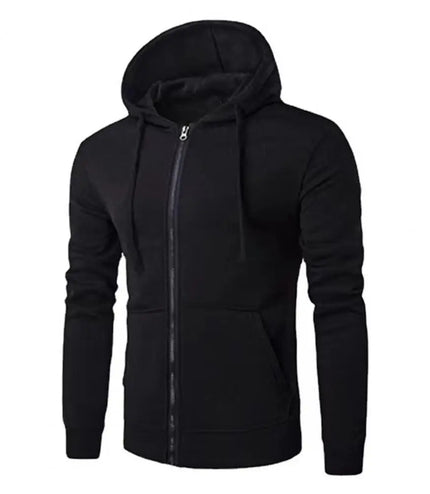Autumn Men Sweatshirts Long Sleeve Jacket Hoodie Zipper Closure Jacket Male Hoodies Sweatshirt Slim Fit Male Clothing