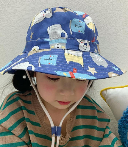 Children's Cotton Summer Sun Protection Hat