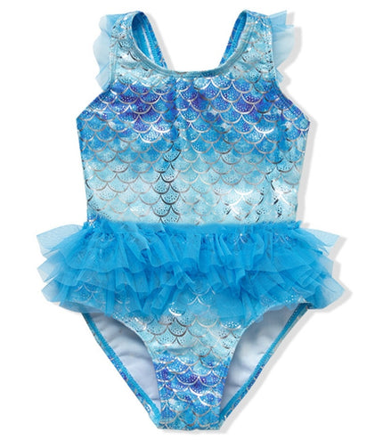 Mermaid Girls Swimsuit Children Swimwear