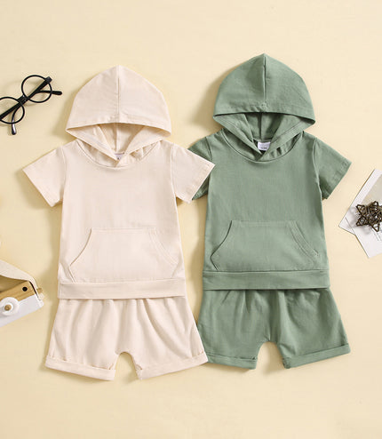 Children's Short-sleeved Shorts Two-piece Sports