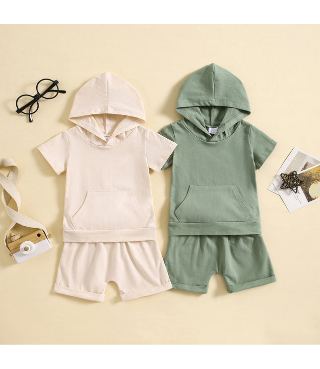 Children's Short-sleeved Shorts Two-piece Sports