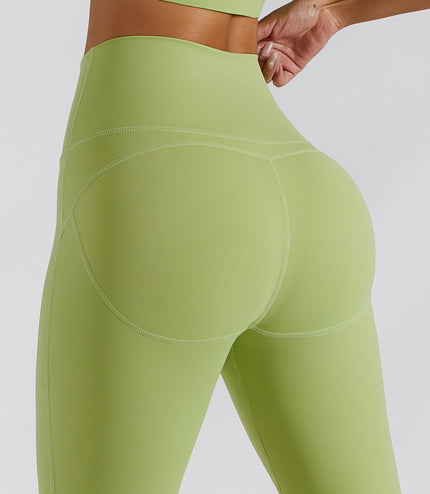 Ribbed One Shoulder Yoga Back Bra Yoga Pants Set