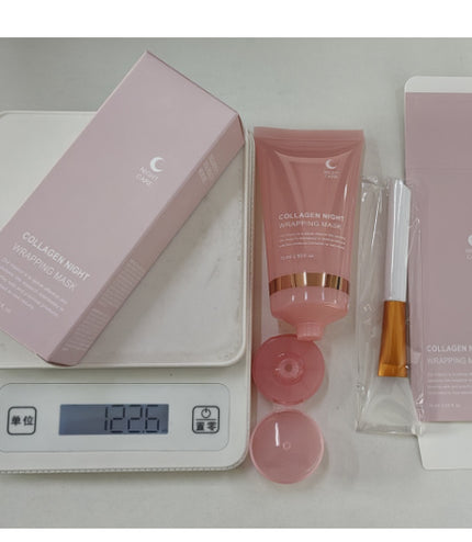 Face Night Mask Collagen Wrapping Mask Natural Ingredients Firming Elasticity & Hydration Anti-wrinkle For Skin Care