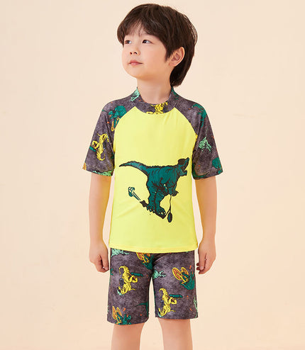 Plus Size Youth Trunks Swimming Cap Suit