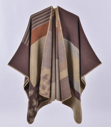 Autumn And Winter Scarf Versatile Lattice Ladies Travel Shawl