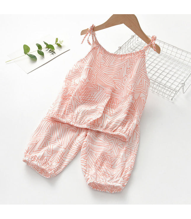 Summer Girl Camisole Kids Two Piece Set