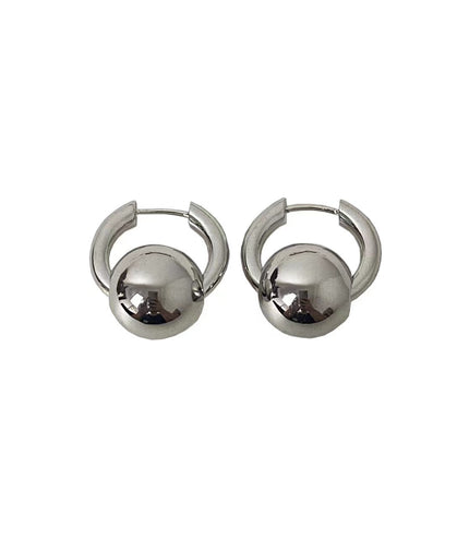 Ball Ear Clip Female European And American Personalized Simple