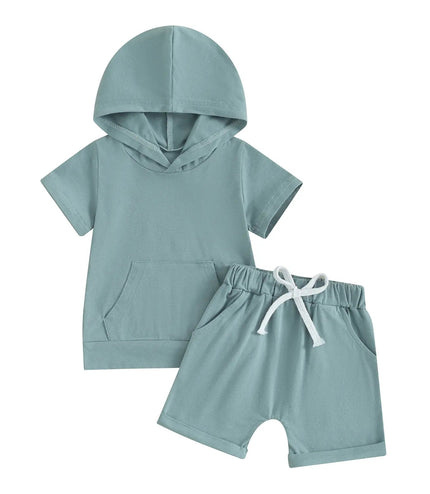 Children's Short-sleeved Shorts Two-piece Sports