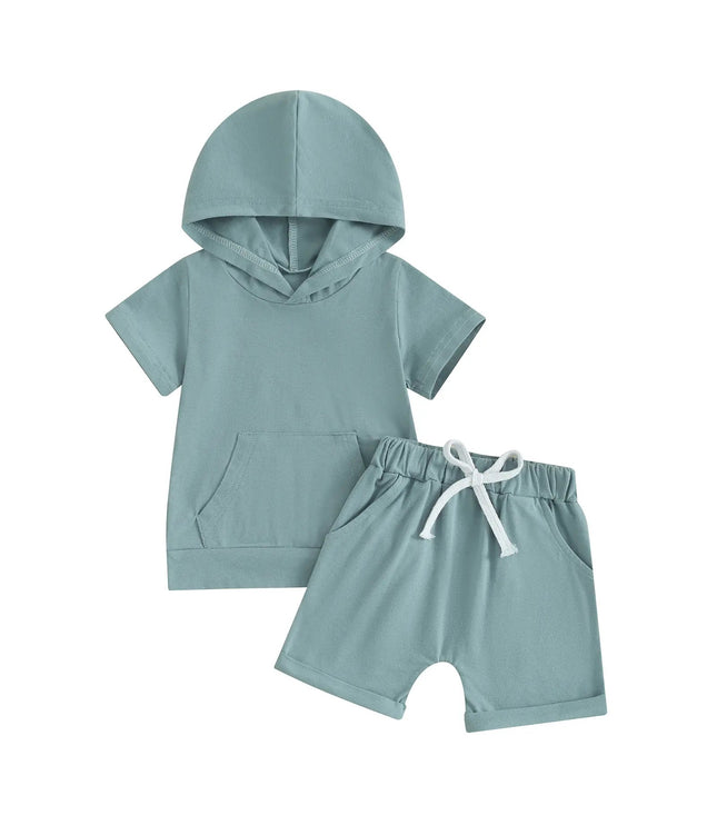 Children's Short-sleeved Shorts Two-piece Sports