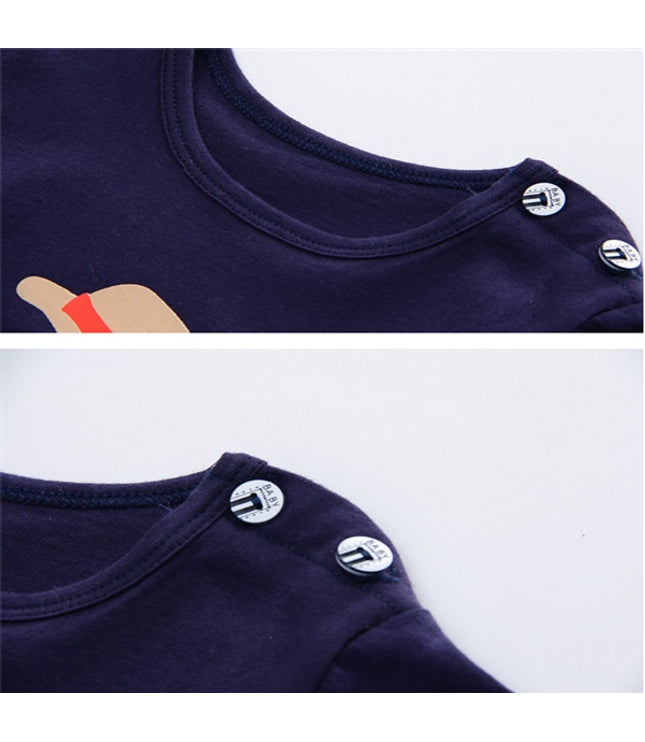 Cartoon Clothing Baby Boy Summer Clothes T-shirt Baby Girl Casual Clothing Sets