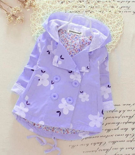 Double-breasted casual children's jacket