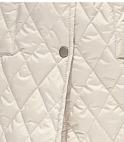 Large Lapel Warm Padded Jacket With Fleece Thick Coat Waist